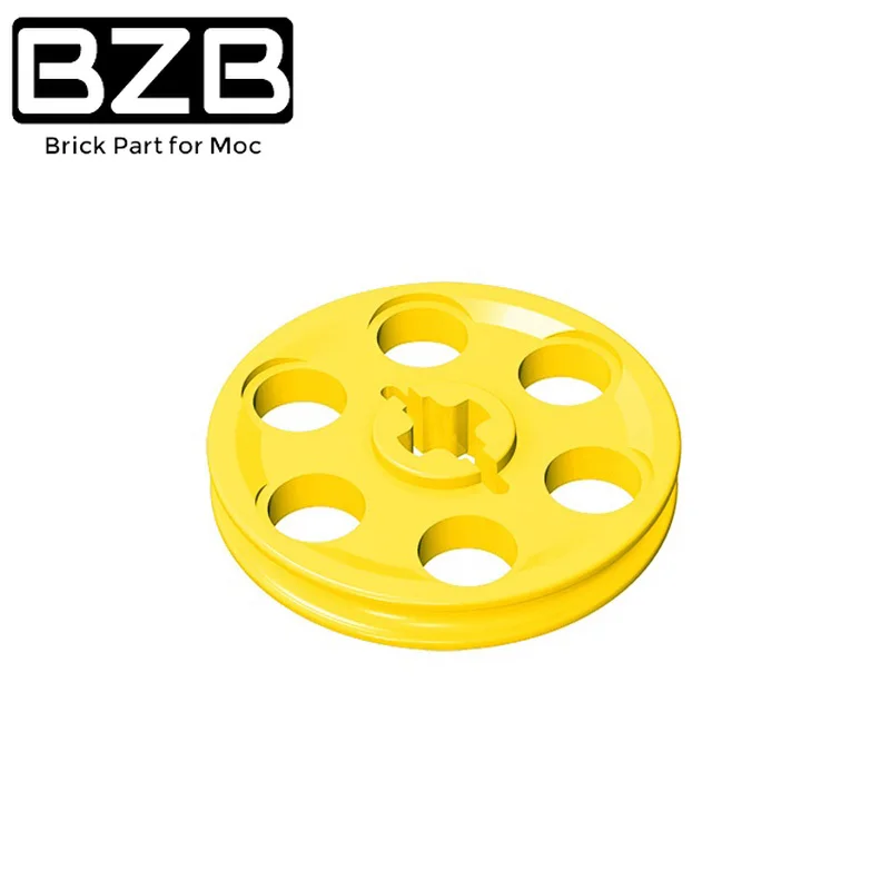

10Pcs BZB MOC 4185 2786 49750 65668 High-Tech Wedge Belt Wheel Pulley Bricks Edu Puzzle DIY Toys Building Blocks Kid Gifts