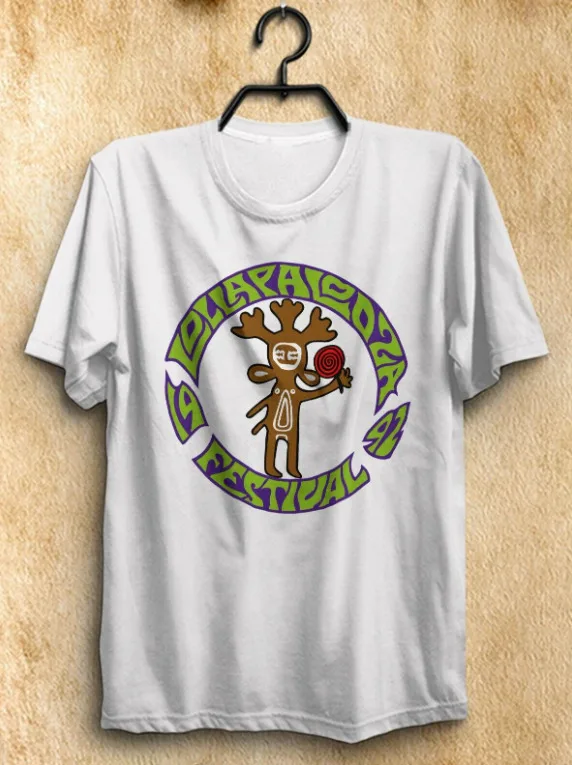 Футболка Lollapalooza рубашка 1992 рубашка