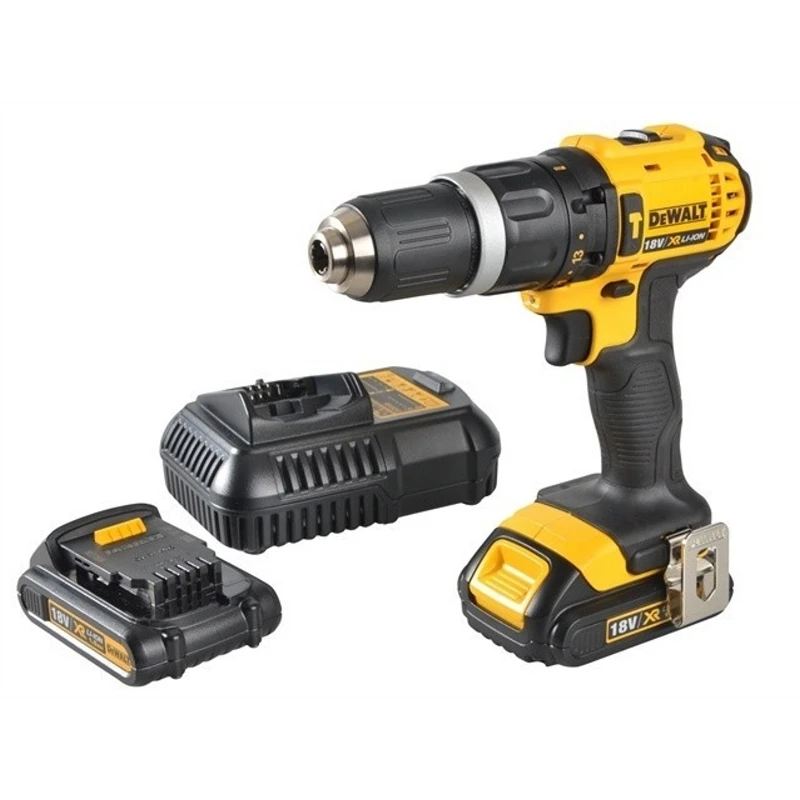 Дрель шуруповерт аккумуляторная DeWalt DCD785C2 (2 Li Ion батареи напряжение 18В 2 скорости