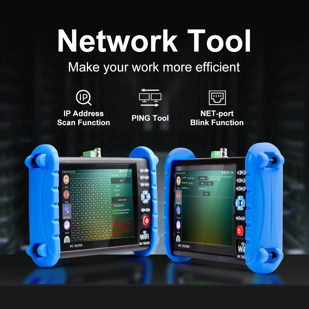 NOYAFA IPC CCTV тестер PTZ IP камеры тестер 8MP AHD CVI TVI SDI HDMI вход и выход камеры мониторинг безопасности сетевой кабельный тестер (art.: 3920c8eb57501) - 3920c8eb57501