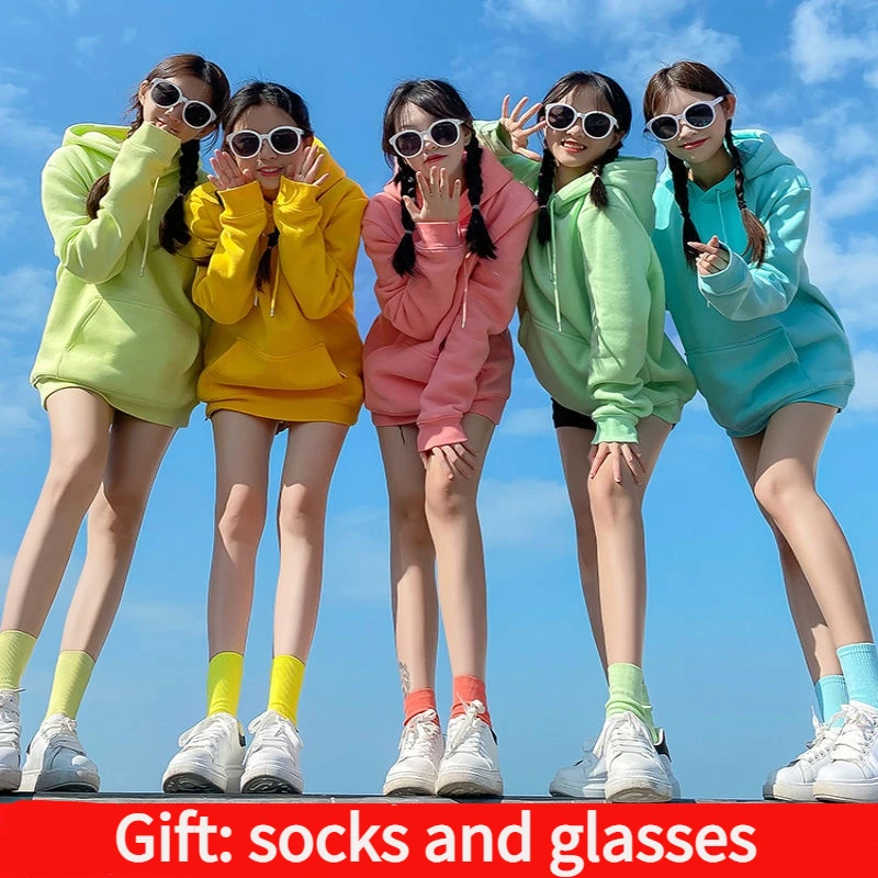 17 цветов 2022 летняя одежда свитшот женские толстовки большого размера в стиле