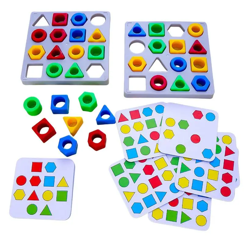 

Настольная игра геометрической формы, быстро сочетающаяся игра, пазлы в форме, развивающие игрушки Imroving для координации рук и глаз, подарок на день рождения