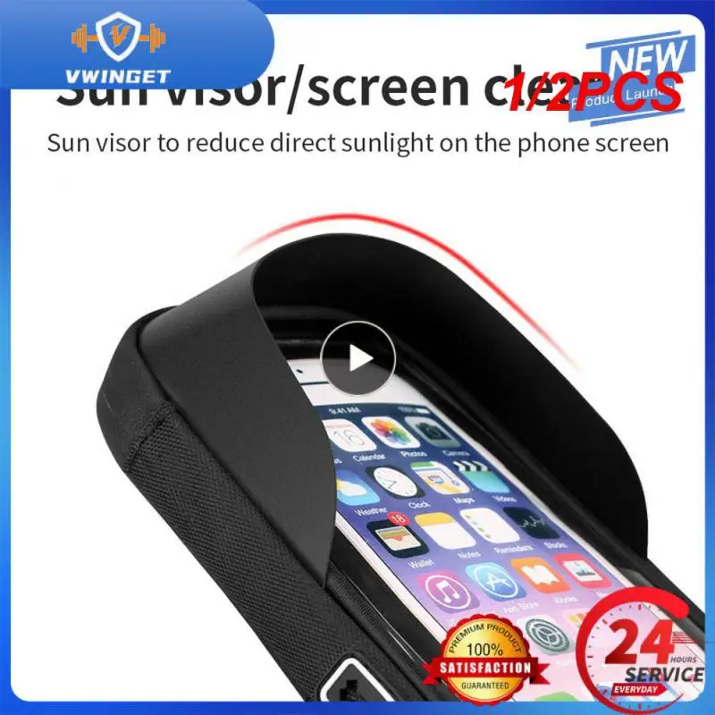 

1/2 шт. дюймовые сумки для сенсорного экрана, сумка для горного велосипеда, велосипедная сумка для руля, яркий держатель для руля