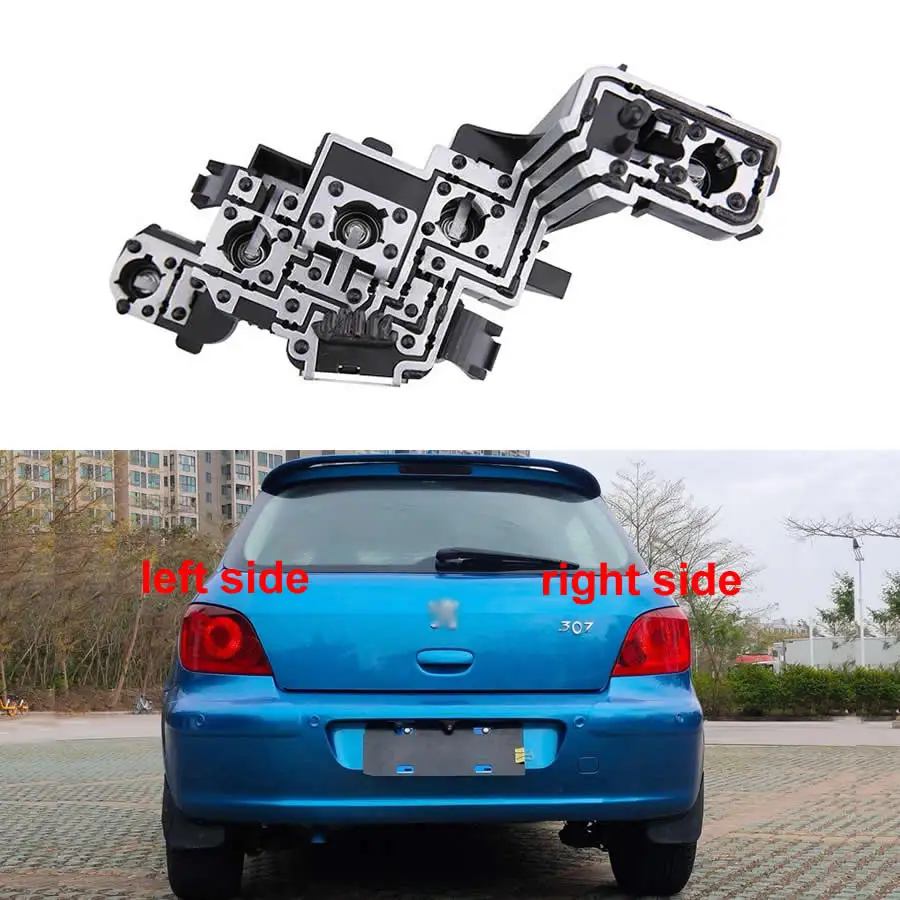 Для Peugeot 307 хэтчбек 2008-2013 автомобильные аксессуары Задний фонарь монтажная плата