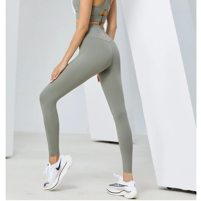 Women Seamless Yoga Leggings Buttery Soft Pants GYM Workout Leggins Elastic High Waist Sweatpant Gym Sports Fitness Tights