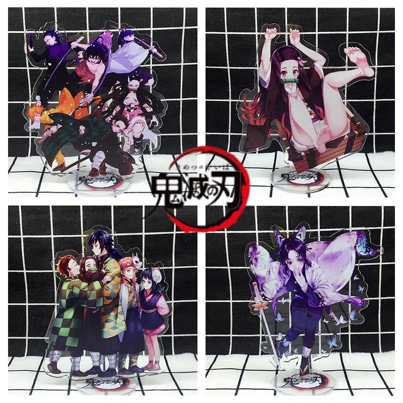 

15Cm Oversized Anima Demon Slayer Cartoon Children's Toy Figure Desktop Decoration Pvc Stand Kamado Tanjirou Kamado Nezuko
