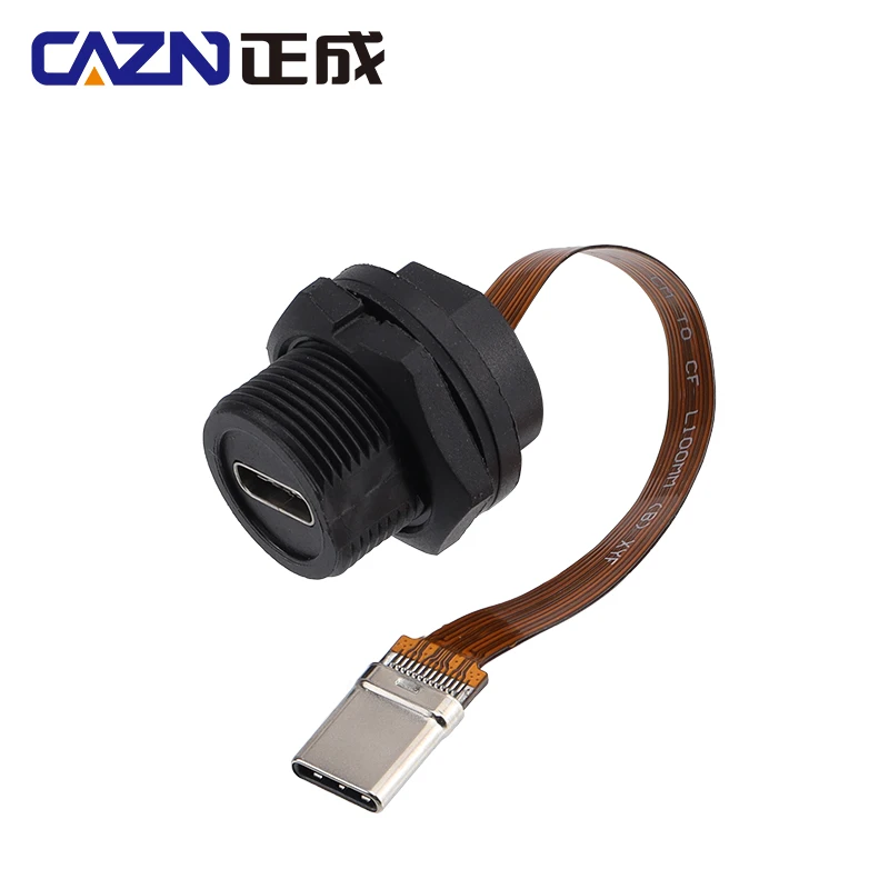 

CAZN плоский водонепроницаемый кабель USB Type-C E10