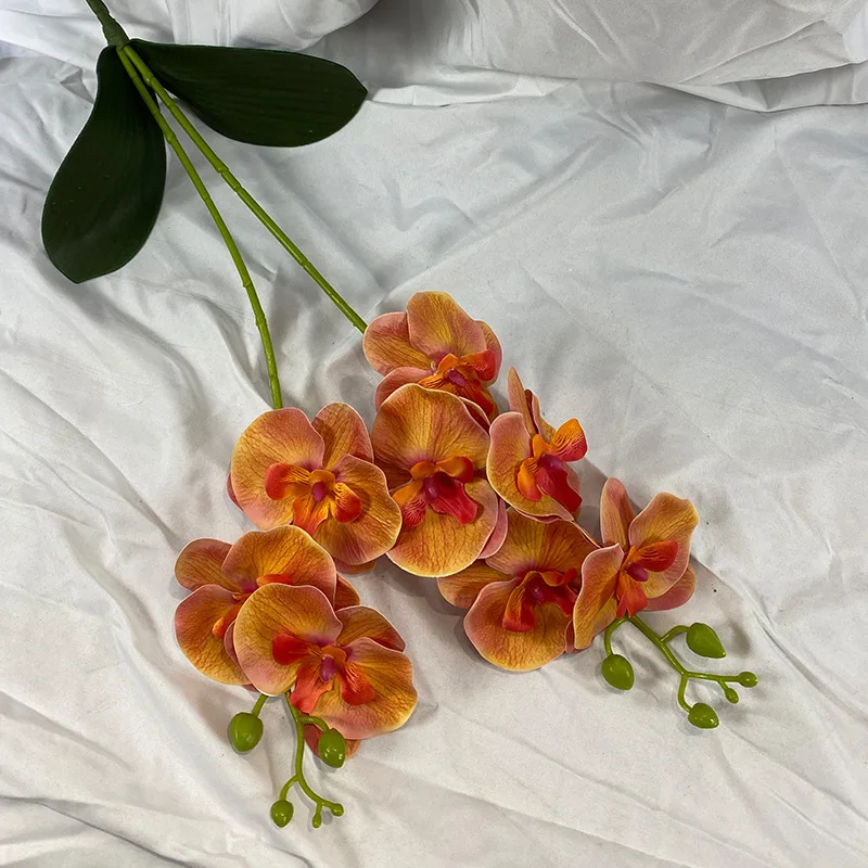 

Искусственный цветок орхидея с бабочкой