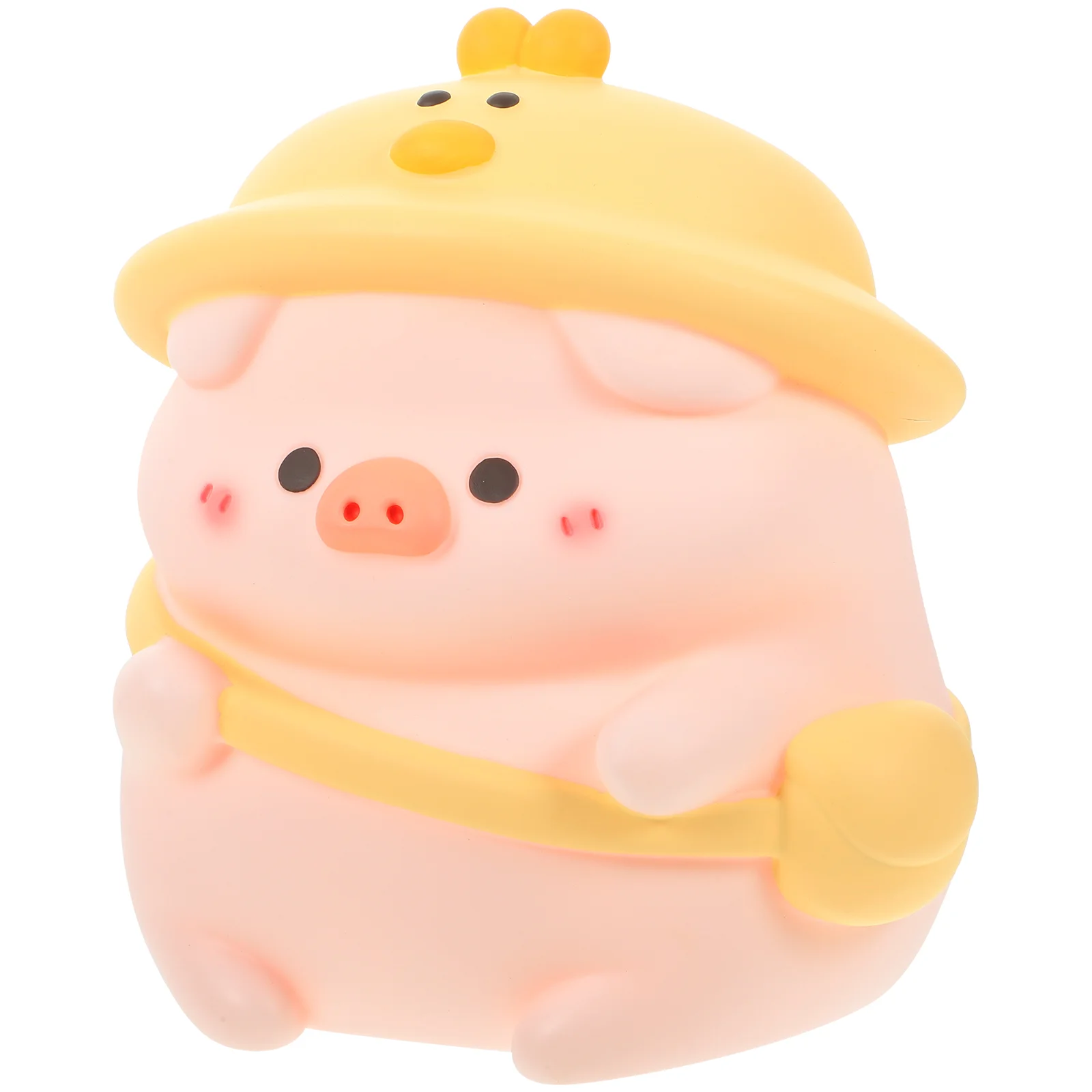 

Piggy Bank Toy Kids Vinyl Coin Holder Adornment Box Toys Household Decorative Saving Pot Playset