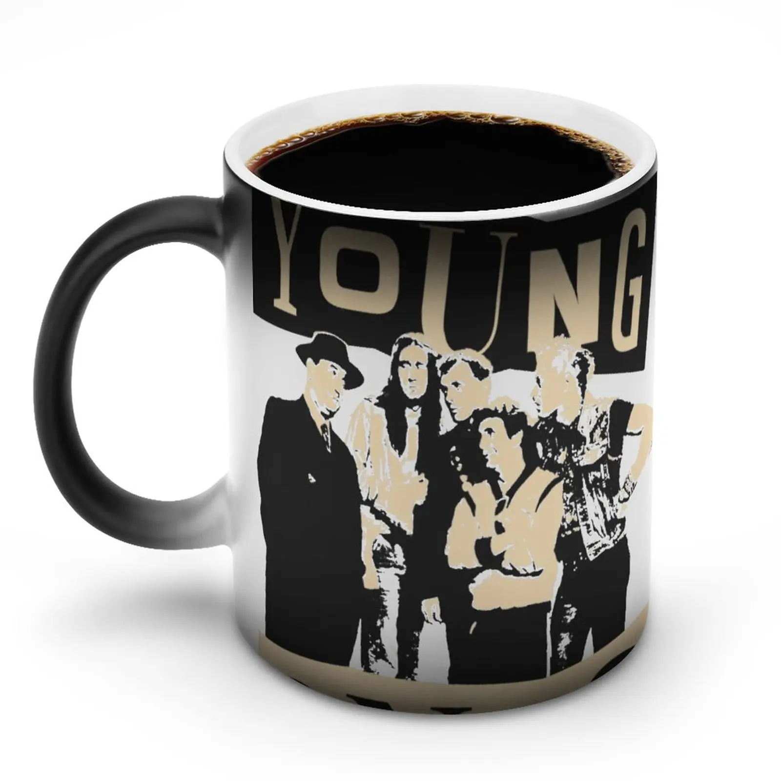 

Комедия розовая кружка The Young Ones в английском стиле, дизайнерская кружка Elton John Singer, кружка меняющая цвет, недорогие чашки в стиле ретро из кер...