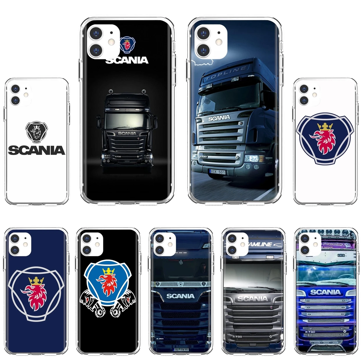Чехлы для телефонов Samsung Galaxy Note 3 4 5 8 9 S3 S4 S5 Mini S6 S7 Edge S8 S9 S10 Plus Scania-логотип грузовика |
