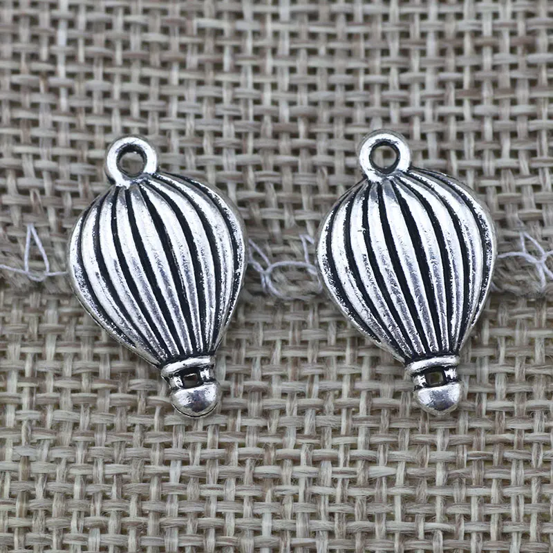 

5Pieces 18*20mm Hot Air Balloon Charms Antique Silver Color DIY Jewelry Making Metal Alloy Findings Accessory