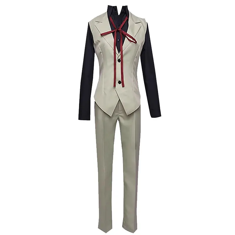 Аниме Bungo Kunikida Doppo костюмы для косплея мужской жилет рубашка брюки наряд наборы