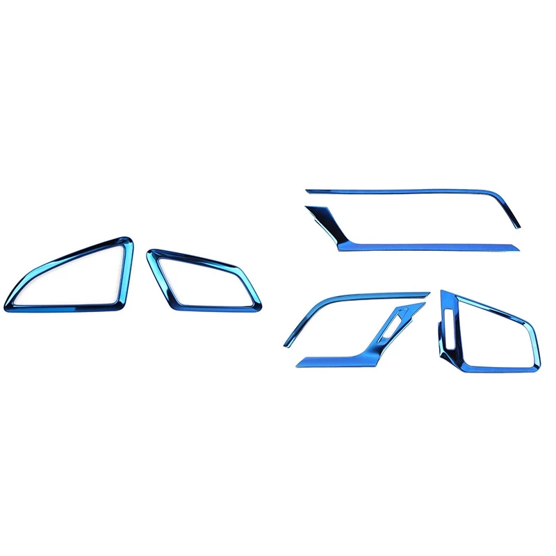 

Windshield Air Vent Wind Outlet Cover For 10Th Gen Honda Civic 2016-2019 - Blue & Central Control Air Outlet Cover