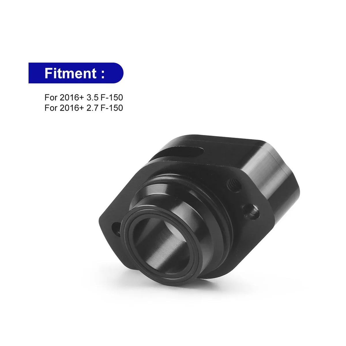 Черный Турбо выдувной Клапан адаптер BOV для 2016 + 3 5 Ecoboost F-150 2 7