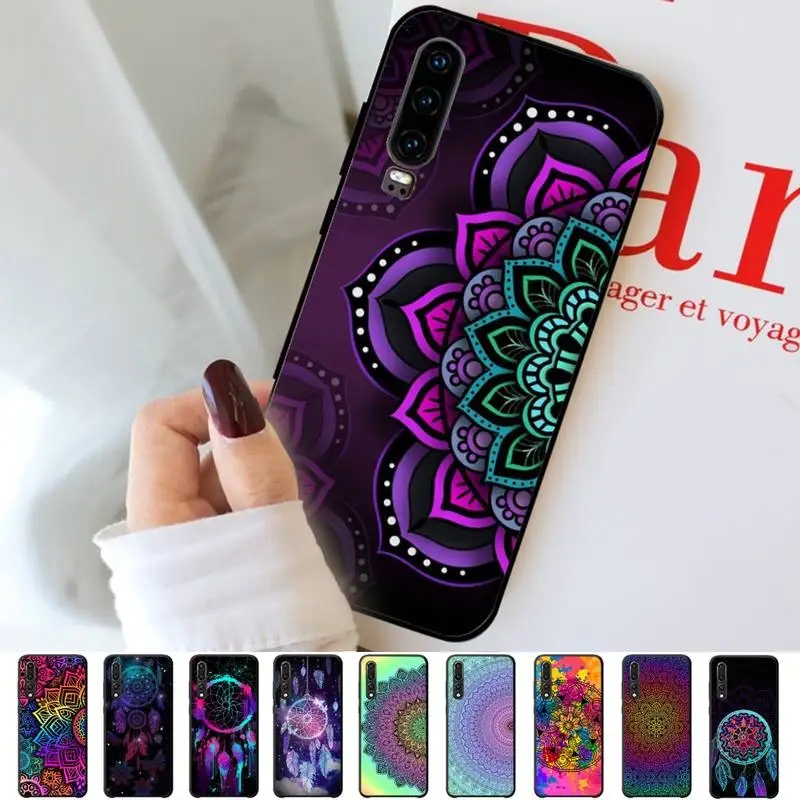 

Abstract Mandala Dreamcatcher Phone Case for Huawei P30 40 20 10 8 9 lite pro plus Psmart2019