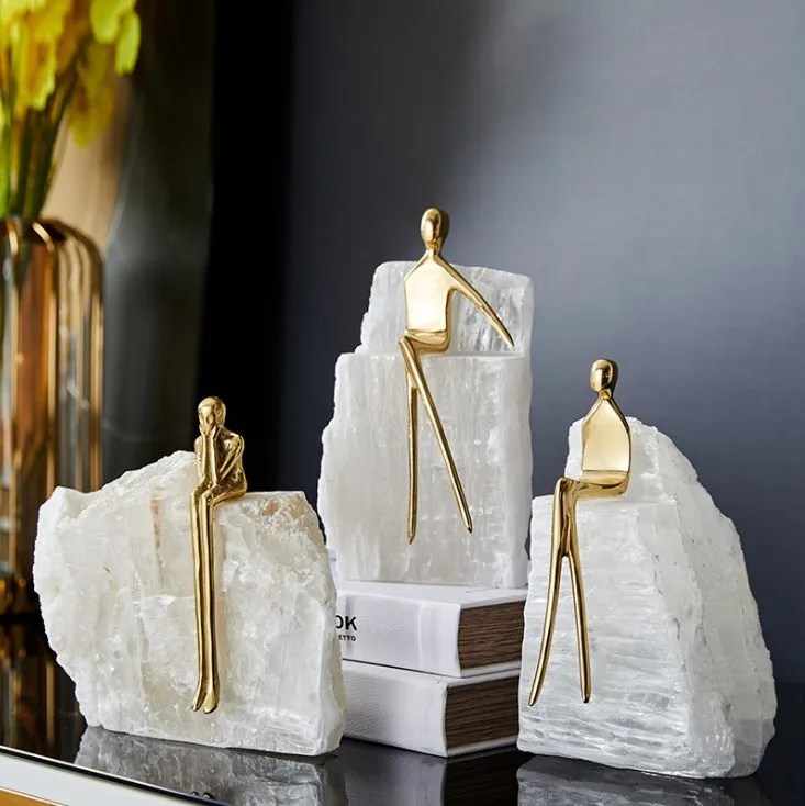 

Minimalist Modern Interior Design Crystal Tabletop Handicraft Art Nordic Home Decoration Ornaments Items