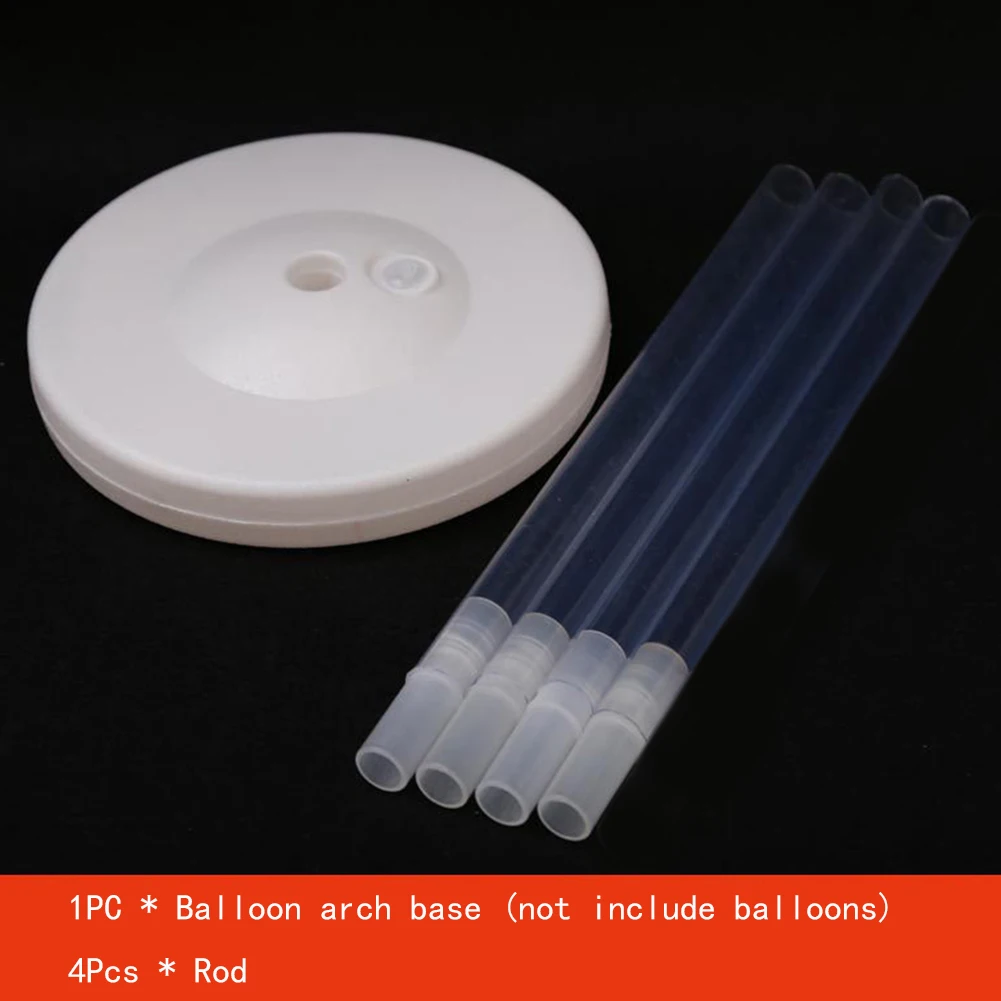 

Durable Column Wedding Reusable Party Stand Decoration Supplies Sturdy Balloons Arch Base Plastic Supermarket With 4 Rods