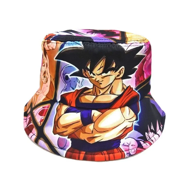 

Anime Cartoon Seven Dragon Ball Around Printing Fisherman's Hat Japanese Men and Women Outdoor Sun Protection Sun Hat Best Gift