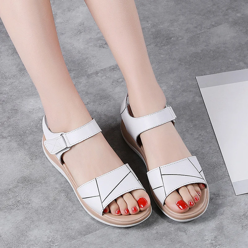 Summer Women's Sandals Women's Soft and Comfortable Sandals Flat Sandals Open Toe Beach Shoes Women's Shoes Sandals for Women