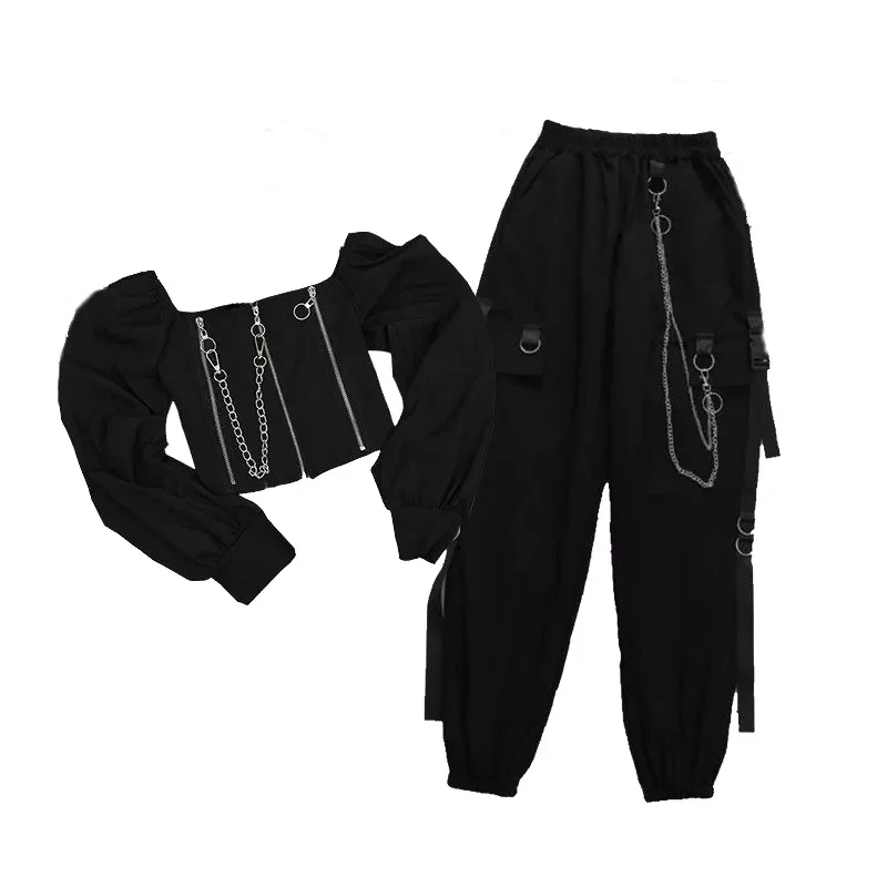 

Брюки-карго женские с завышенной талией, 100% хлопок