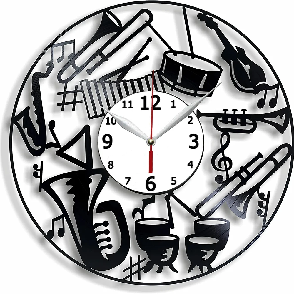 

Настенные часы с виниловой пластиной, 12 дюймов