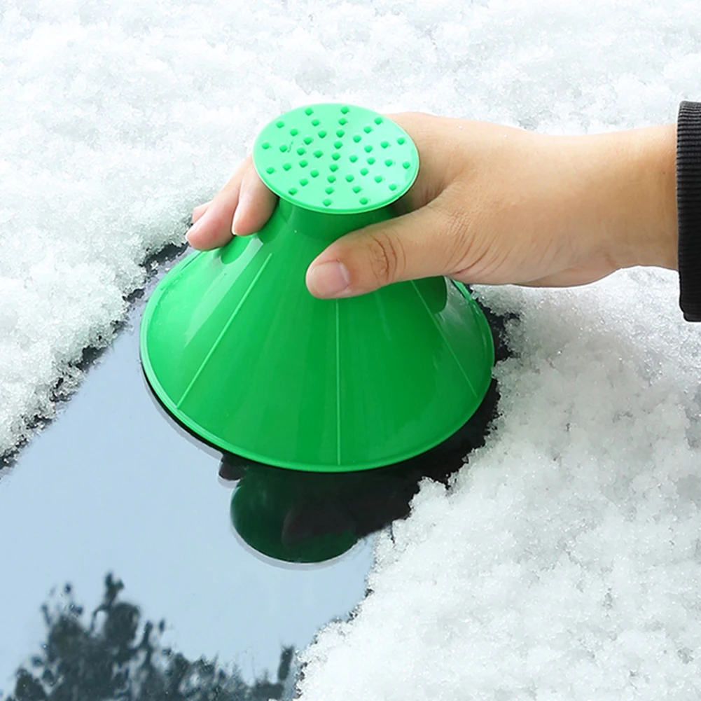

Car Magic Snow Remover Ice Scraper Window Windshield Oil Funnel Shovel Window Scrapers Deicing Cone Ice Scraper Snow Shovel