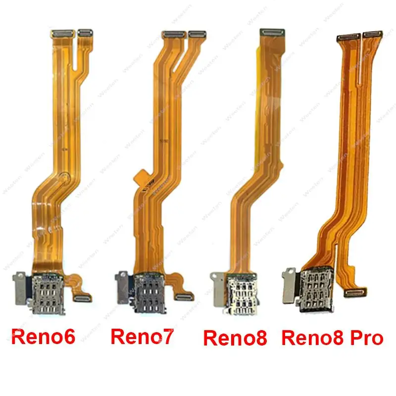 Гибкий кабель для SIM-карты для Oppo Reno 6 7 7SE 8 Pro Plus