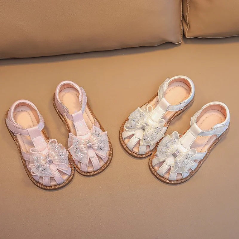 

Sandalias Kid Sandals 2023 Summer New kid Princess Shoe Soft Sole Girl Shoe Student Casual Shoe Breathable Girl Sandals Kid Shoe