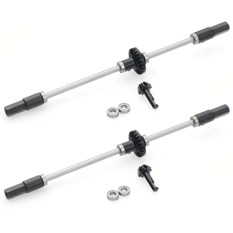 

2X модернизированная стальная шестерня моста мост шестерни рулевая чаша комплект для MN D90 D91 MN99 MN99S 1/12 RC автомобильные запасные части, R