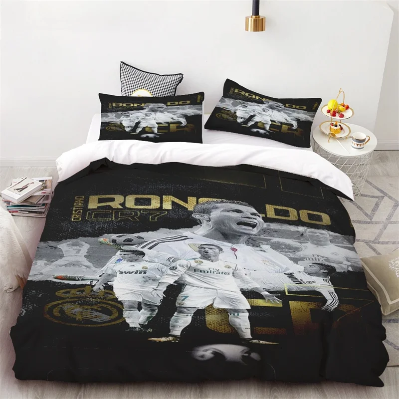Пододеяльник Football Star C Ronaldo Комплект постельного белья 3d Постельное белье