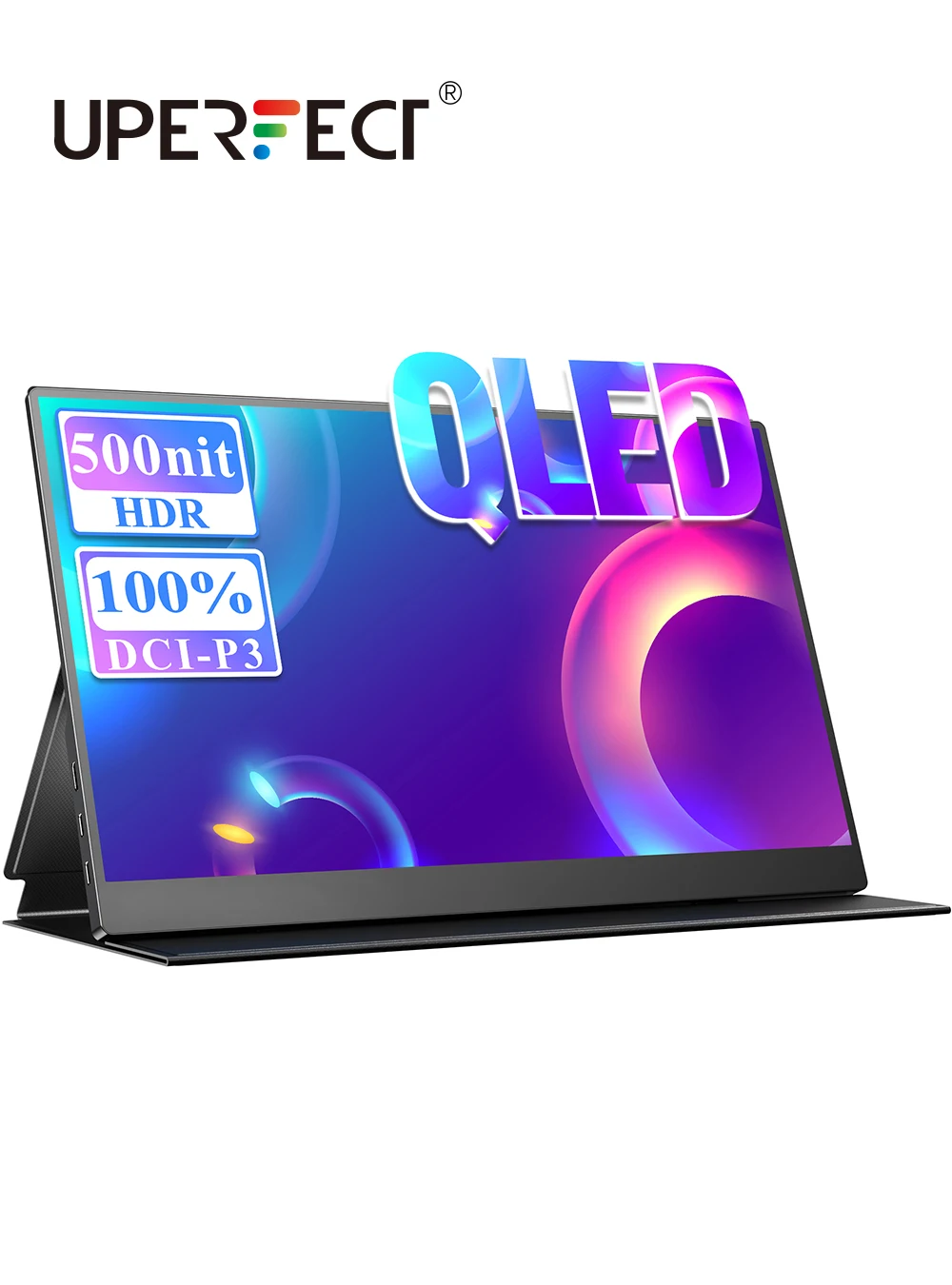 UPERFECT 15.6 Inch Portable Monitor QLED 1080P Laptop Displa