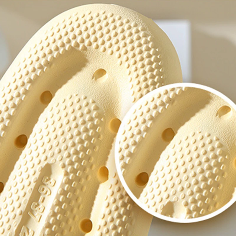 Summer Simple Couple Home Indoor Sandals And Slippers Casual And Versatile Non-slip Bathroom Bathe Comfortable High-end Slippers