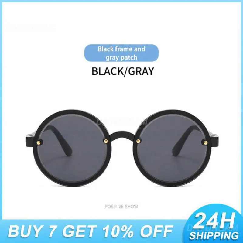 

Vintage Sunglasses Wear Resistant Multiple Colors Sunglasses Coloured Round Frame Clear And Bright Comfortable Nose Support