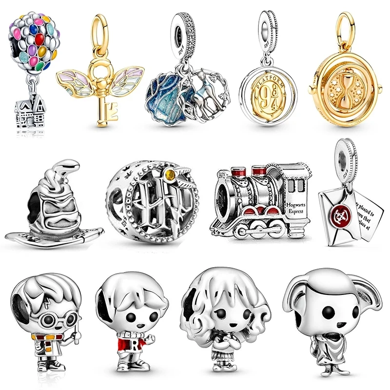 

NEW pandora charms silver 925 original diy beads dog cat mouse Fits original pandora bracelet women 925 silver pendant jewelry