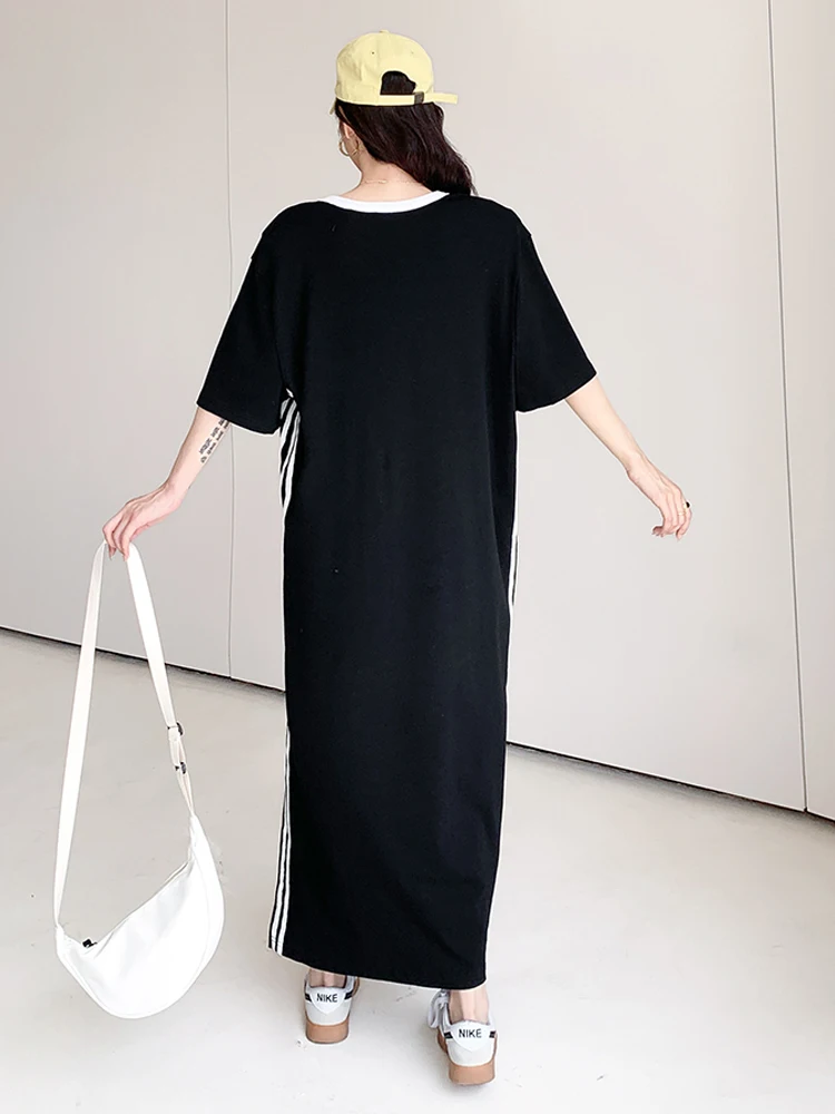 Женское платье NYFS свободного кроя из хлопка XL 2XL 3XL 4XL