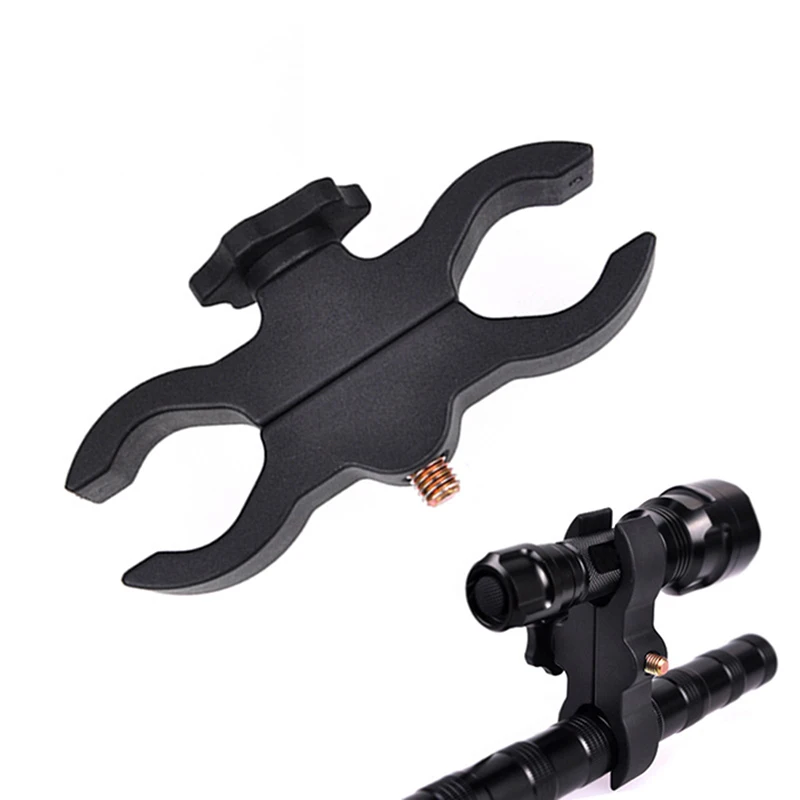 

Black Flashlight Clip Tactical Accessories Outdoor Accessories Pipe Clamp Mountain Bike Headlight Bracket