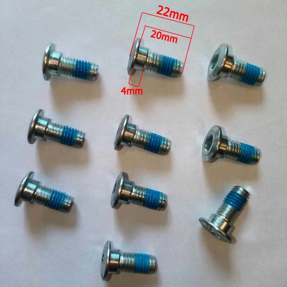 10 шт. мотоциклетные болты, тормозной диск/винты ротора M8*1,25*25/35 мм, углеродистая сталь 8,8, универсальный рычаг для Honda Yamaha Kawasaki Suzuki