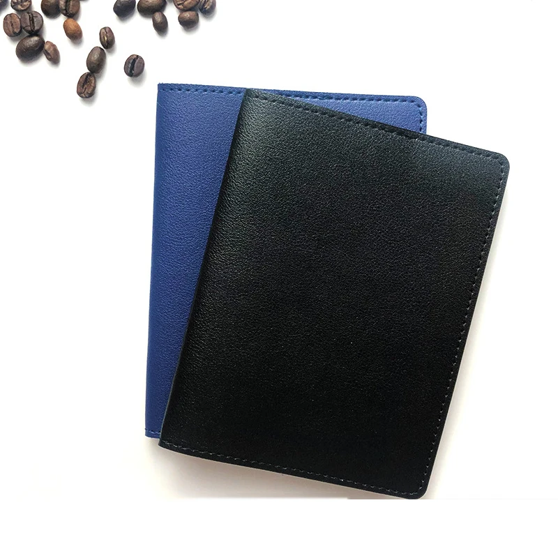 Unisex Fashion Logo Soft PU Leather Passport Cover Cards Travel Passport Holder Wallet Document Tickets Organizer Case Women Men