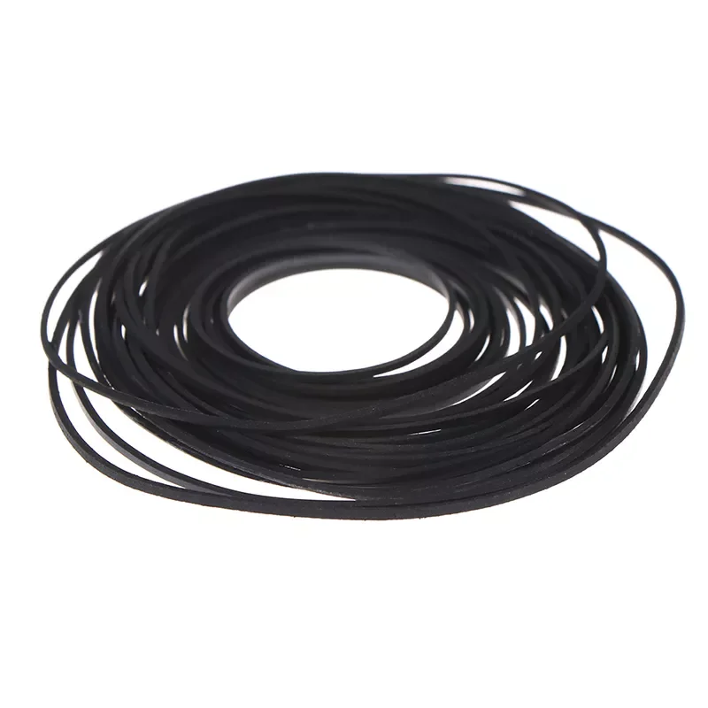 

1pack 1*1mm Mix Cassette Tape Replacement Rubber CD DVD Cassette Tape Recorder Turntable Strap Belt For CD-ROM Video Machines