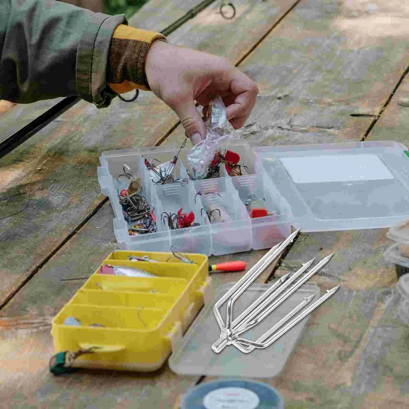 Многофункциональная вилка с зубцами наконечник для рыбалки инструмент