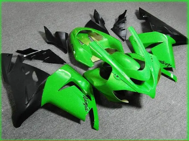 

New ABS Motorcycle Fairings Kit Fit For Kawasaki Ninja ZX10R 2004 2005 04 05 10R ZX-10R Bodywork Set Custom Green Black