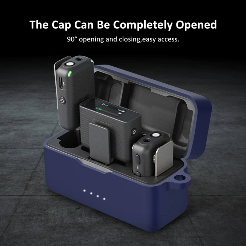 

Anti-fall Silicone Microphone Case Cover Shell for dji Action 2 OM 5 Microphone B36A