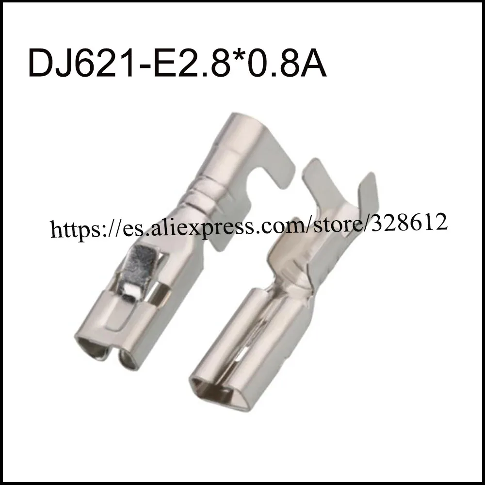 

DJ621-E2.8*0.8A auto Harness terminal Automotive connectors, brass male and female terminals tin-plate Wire harness Soft