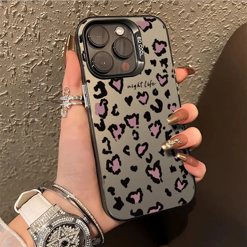 Чехол INS с коричневым леопардовым принтом Y2K для OPPO Realme 10 11 12 Pro C12 C15 C20 C21Y C31 C33 C35 C53 C55