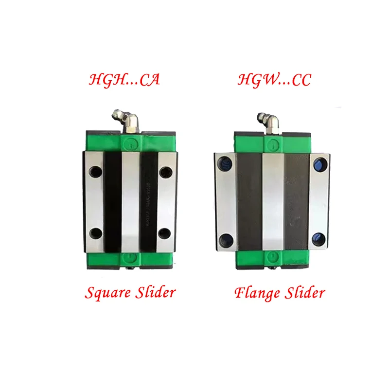 

1pcs slider block HGH15CA HGW15CC HGH20CA HGW20CC HGH25CA HGW25CC HGH30 HGW30 HGR Linear Guide For Linear Rail CNC DIY 3D Parts