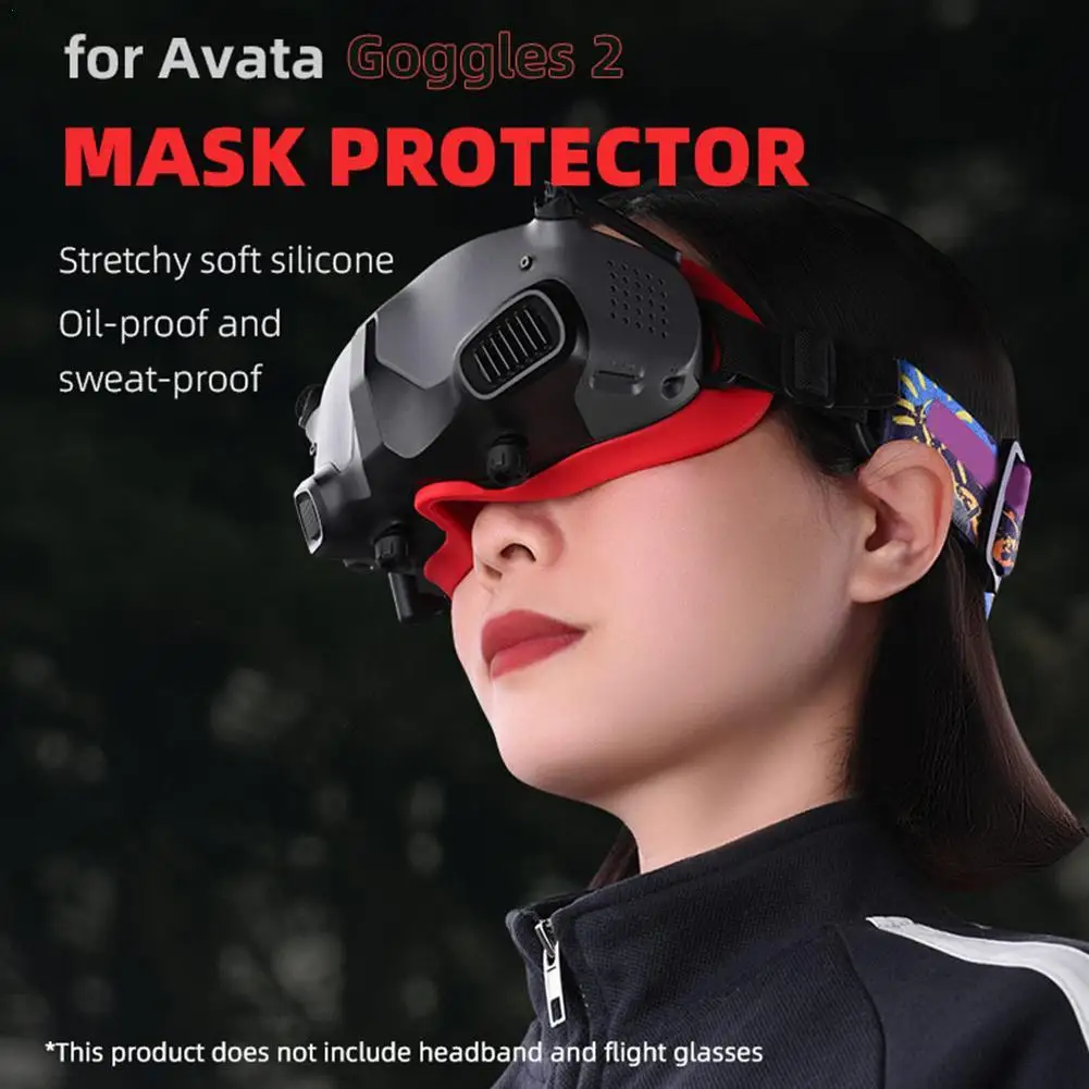 

Защитный чехол для DJI Avata Goggles 2 Eye Pad, силиконовая маска для защиты от утечки света, аксессуары для дрона