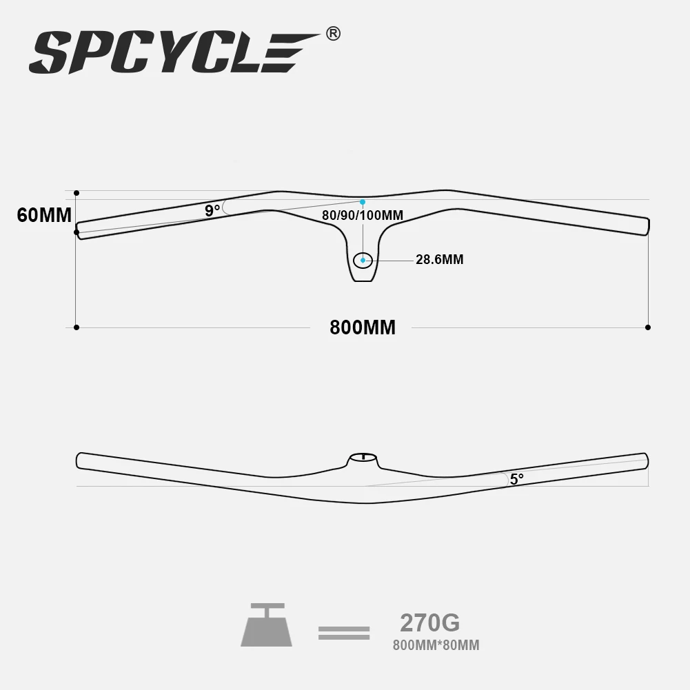 Spcycle T1000 карбоновый интегрированный горный велосипед 800 мм-17 градусов UD матовый XC