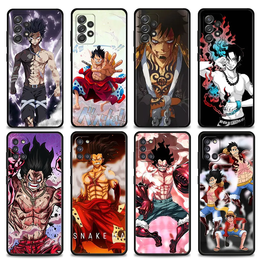 

One Piece Monkey D. Luffy Case For Samsung Galaxy A71 A51 A41 A12 A21s A23 A52 A72 A22 A02s A03s A52s A53 A73 A32 A33 A13 Shell