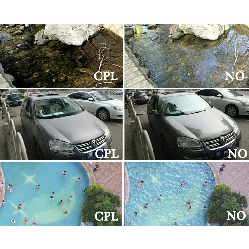 Knightx Портативный Профессиональный Универсальный Поляризационный Фильтр 37-52 Мм С